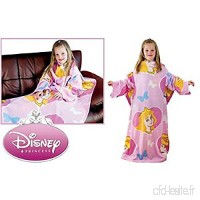 Couverture polaire avec manches Princesse de Disney pour enfant 90cm x 120cm Rose - B00729SQ80
